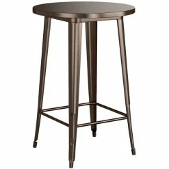 LT&S Alloy Series Lancaster Table & Seating Alloy Series 30" Round Copper Outdoor Bar Height Table -Lancaster Table & Seating Shop 2360129