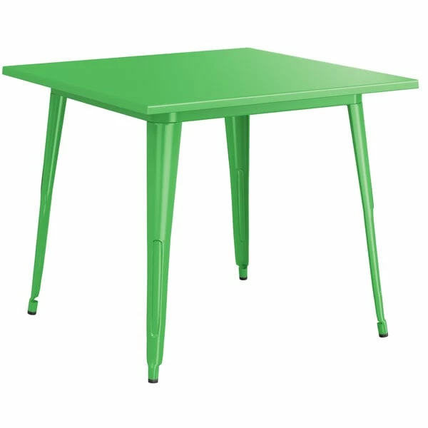 LT&S Alloy Series Lancaster Table & Seating Alloy Series 36" X 36" Green Dining Height Outdoor Table 2 LT&S Alloy Series Lancaster Table & Seating Alloy Series 36" X 36" Green Dining Height Outdoor Table - Image 2