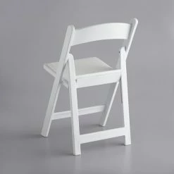 Lancaster Table & Seating White Resin Folding Chair With Vinyl Seat 7 Lancaster Table & Seating White Resin Folding Chair With Vinyl Seat -Lancaster Table & Seating Shop 2374329