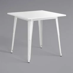 LT&S Alloy Series Lancaster Table & Seating Alloy Series 32" X 32" White Dining Height Outdoor Table 4 LT&S Alloy Series Lancaster Table & Seating Alloy Series 32" X 32" White Dining Height Outdoor Table -Lancaster Table & Seating Shop 2374932