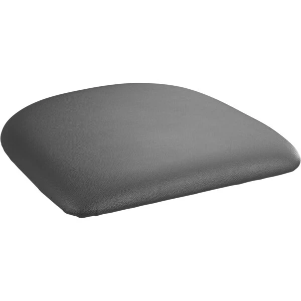 LT&S Alloy Series Lancaster Table & Seating Alloy Series Black Metal Indoor Cafe Chair With Black Vinyl Cushion 5 LT&S Alloy Series Lancaster Table & Seating Alloy Series Black Metal Indoor Cafe Chair With Black Vinyl Cushion - Image 5