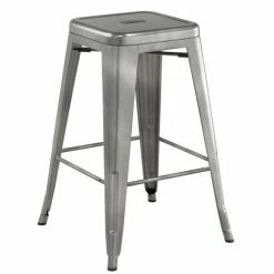 LT&S Alloy Series Lancaster Table & Seating Alloy Series Metal Clear Coat Counter Height Indoor Barstool With Gray Magnetic Fabric Cushion 6 LT&S Alloy Series Lancaster Table & Seating Alloy Series Metal Clear Coat Counter Height Indoor Barstool With Gray Magnetic Fabric Cushion -Lancaster Table & Seating Shop 2400811