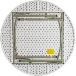 Lancaster Table & Seating 48" Round Heavy-Duty Granite White Plastic Folding Table 5 Lancaster Table & Seating 48" Round Heavy-Duty Granite White Plastic Folding Table -Lancaster Table & Seating Shop 2423635