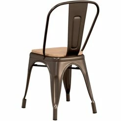 LT&S Alloy Series Lancaster Table & Seating Alloy Series Copper Metal Indoor Industrial Cafe Chair With Vertical Slat Back And Natural Wood Seat 6 LT&S Alloy Series Lancaster Table & Seating Alloy Series Copper Metal Indoor Industrial Cafe Chair With Vertical Slat Back And Natural Wood Seat -Lancaster Table & Seating Shop 2430497