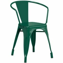LT&S Alloy Series Lancaster Table & Seating Alloy Series 32" X 32" Emerald Dining Height Outdoor Table With 4 Arm Chairs -Lancaster Table & Seating Shop 2453092