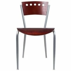 Lancaster Table & Seating Mahogany Finish Cafe Chair -Lancaster Table & Seating Shop 546489