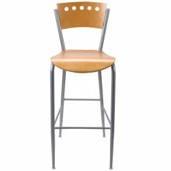 Lancaster Table & Seating Natural Finish Bar Height Cafe Chair -Lancaster Table & Seating Shop 546499